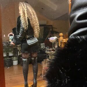 Elegant Black Over the Knee Boots